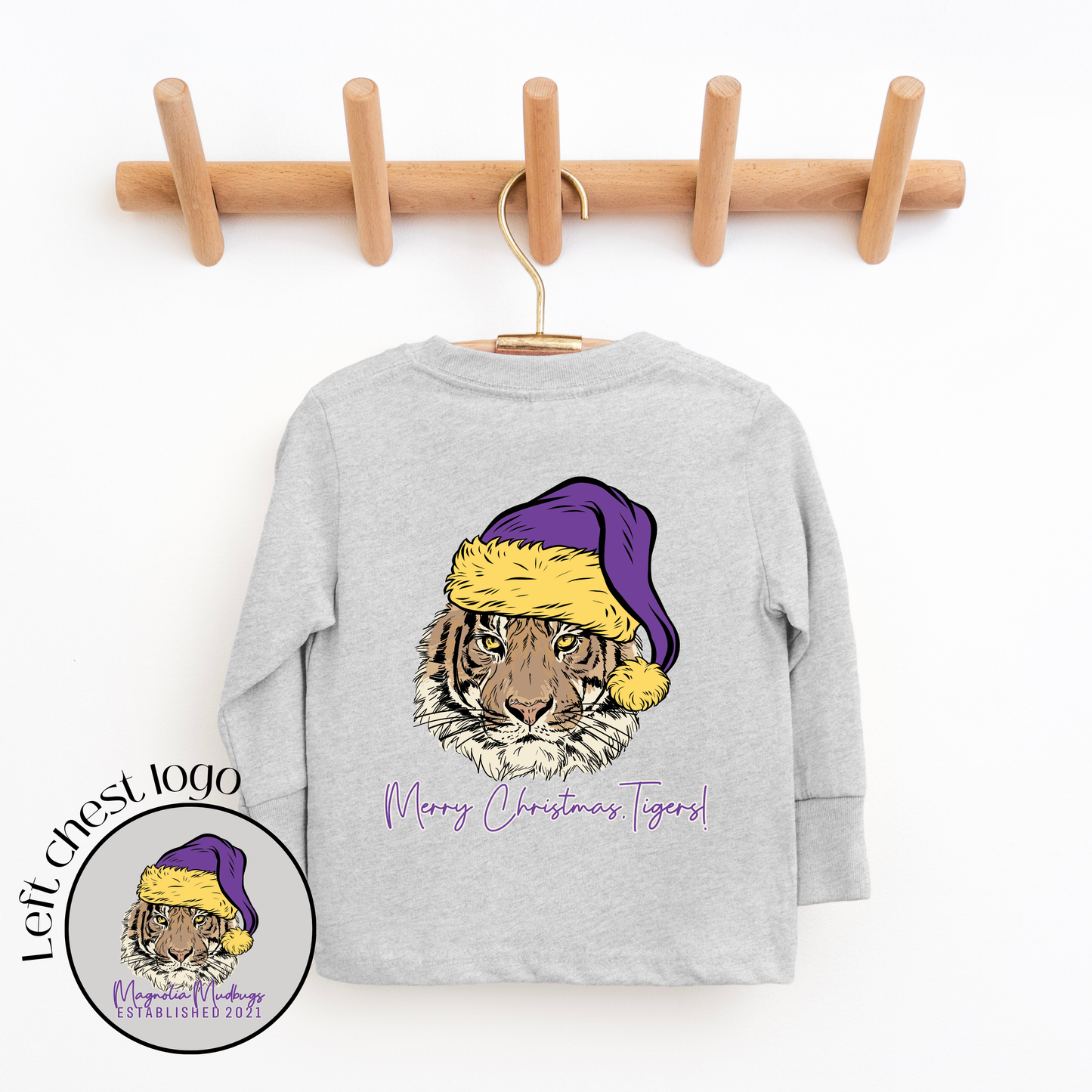 *PREORDER* Christmas Festive Tiger Kid's Tee