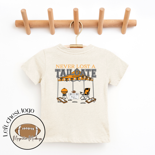 *PREORDER* Tailgate | Orange + Gray | Football Kid’s Tee