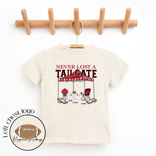 *PREORDER* Tailgate | Red + Black | Football Kid’s Tee