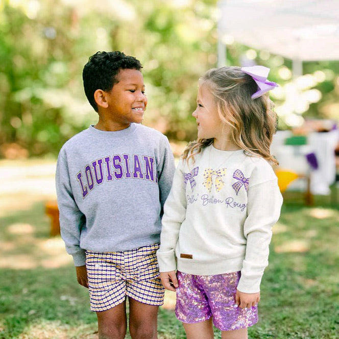 *PREORDER* Callin' Baton Rouge Kid's Crewneck Pullover
