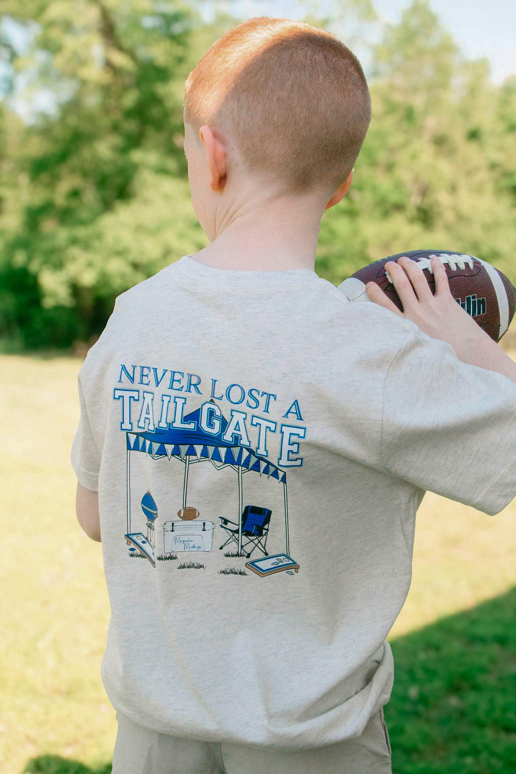 *PREORDER* Tailgate | Royal | Football Kid’s Tee