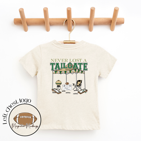*PREORDER* Tailgate | Green + Gold | Football Kid’s Tee