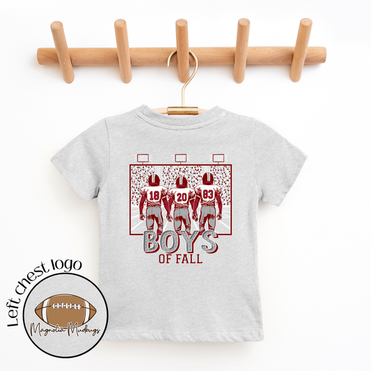 *PREORDER* Boys of Fall | Maroon | Football Kid’s Tee