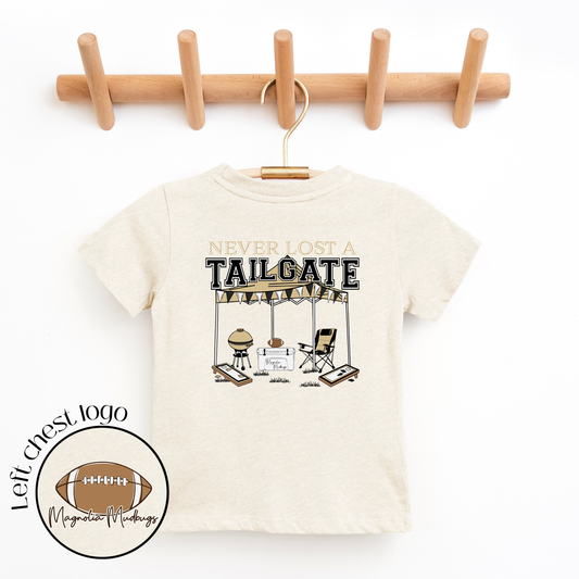*PREORDER* Tailgate | Black + Gold | Football Kid’s Tee