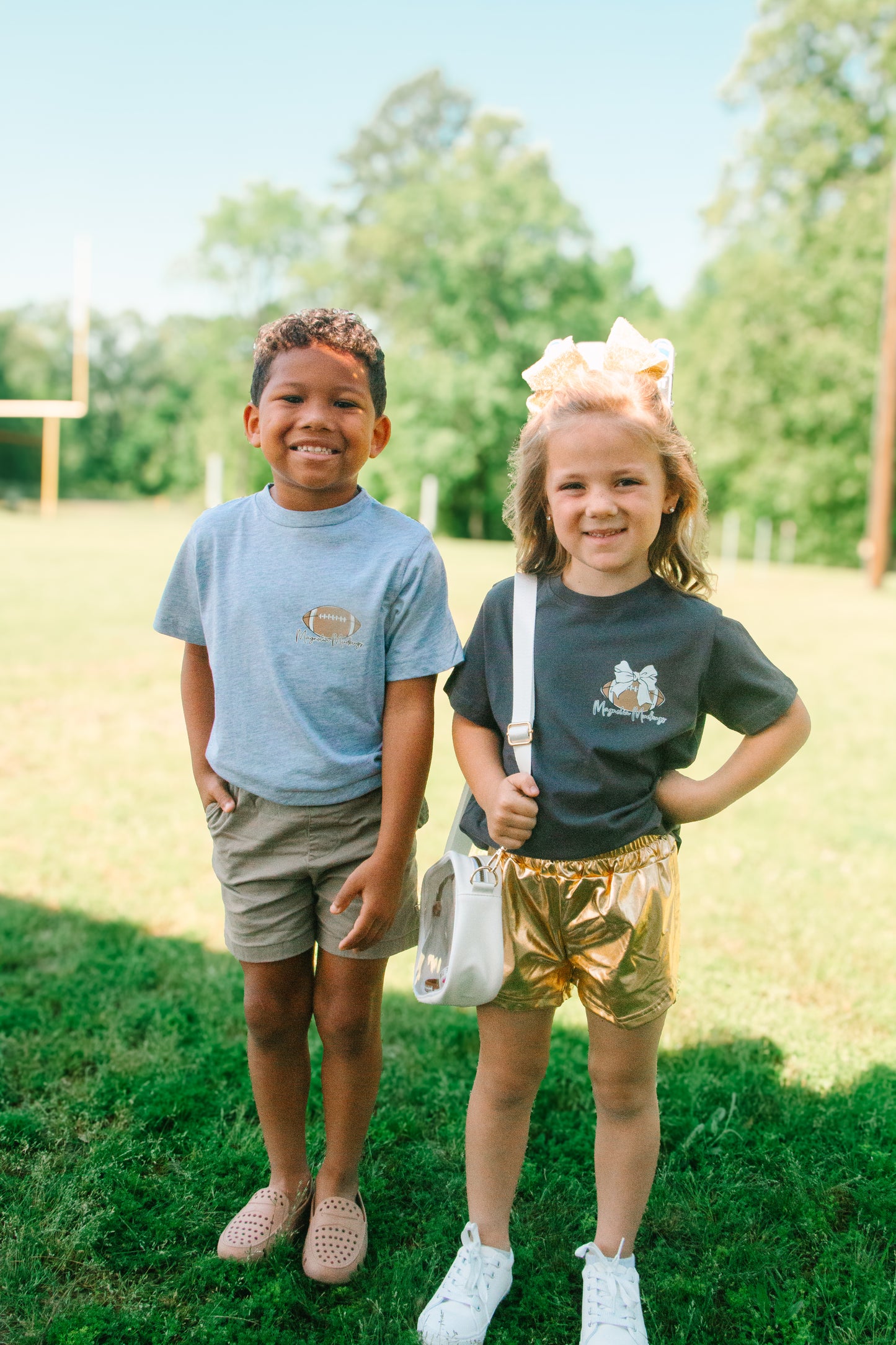 Gold Metallic Shorts