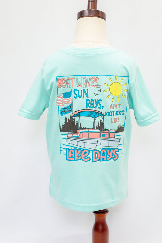 Lake Days Kids' T-Shirt | PINK