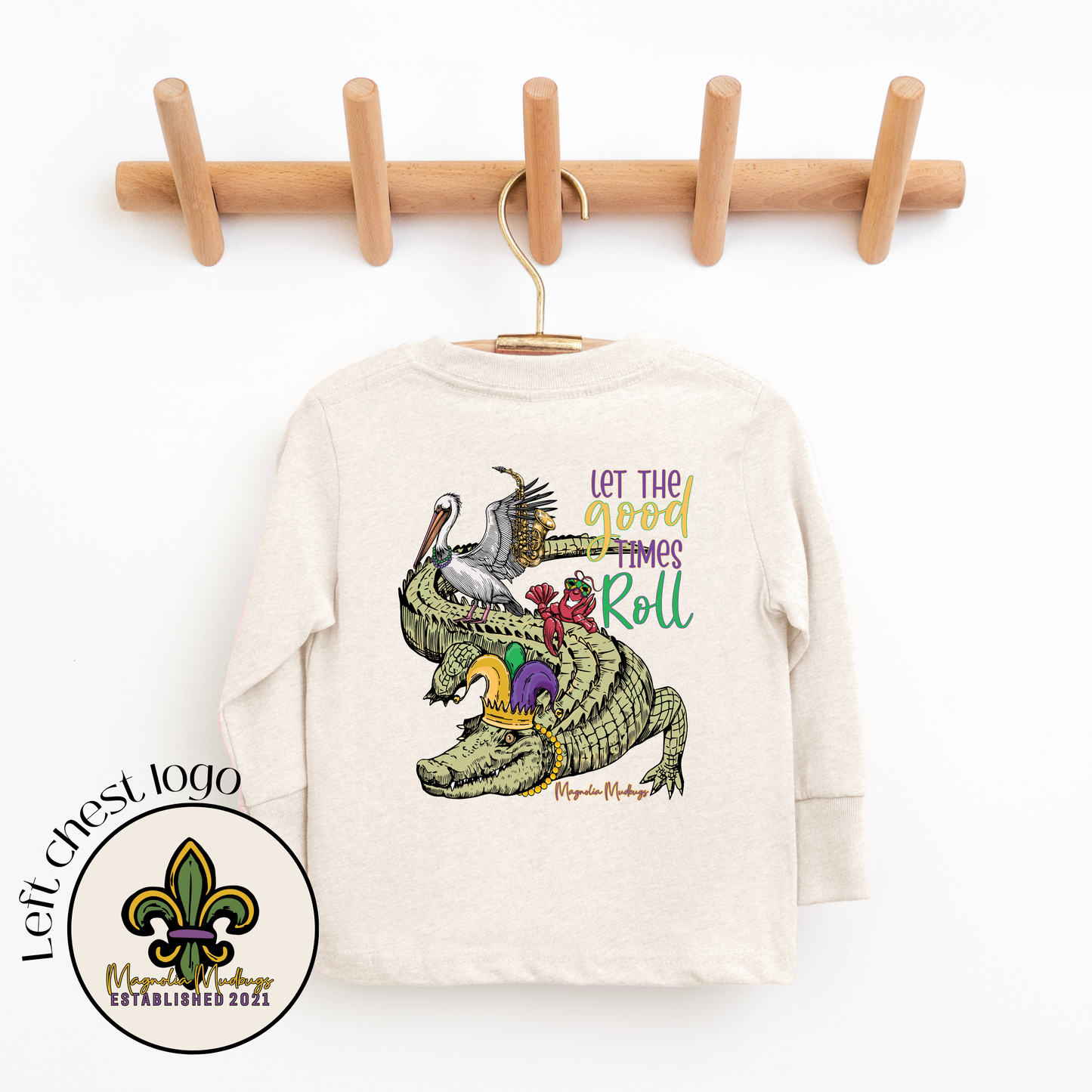 Good Times Roll Kid's T-Shirt | Mardi Gras